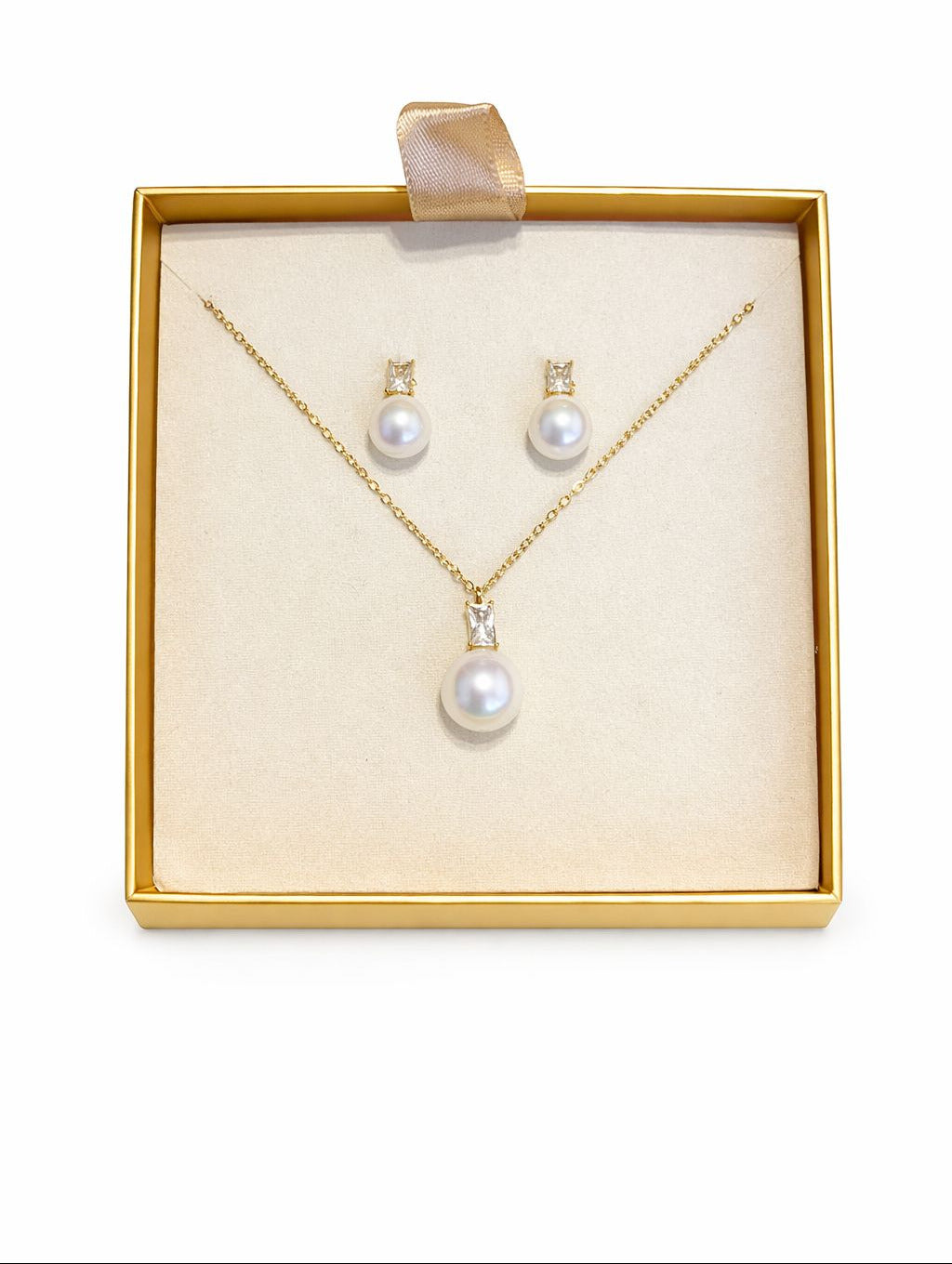 CONJUNTO (collar & pendientes)