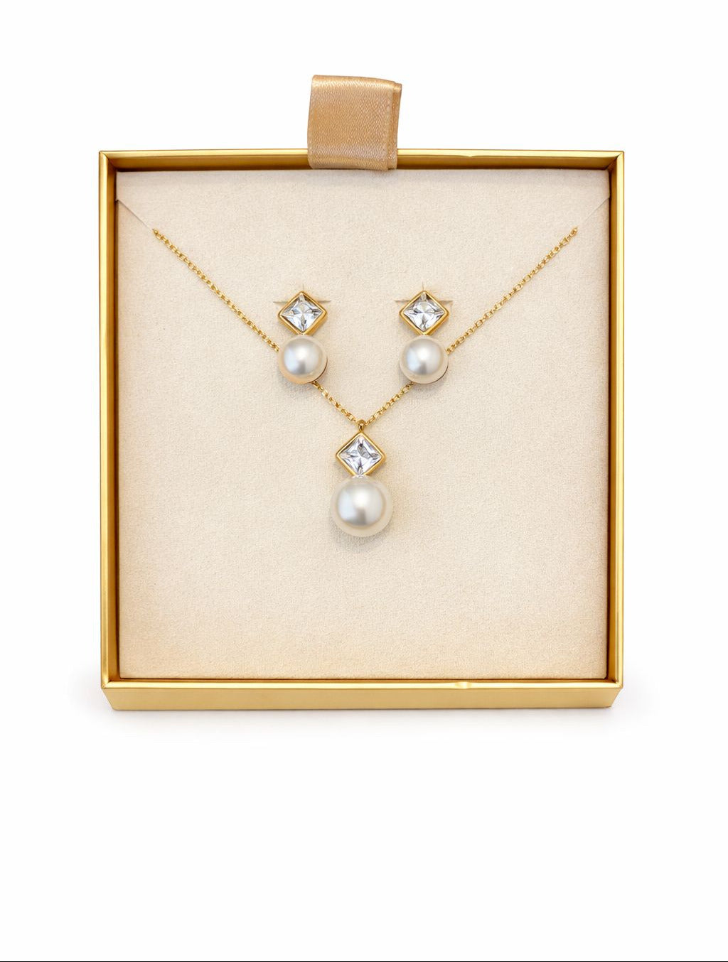 CONJUNTO (collar & pendientes)