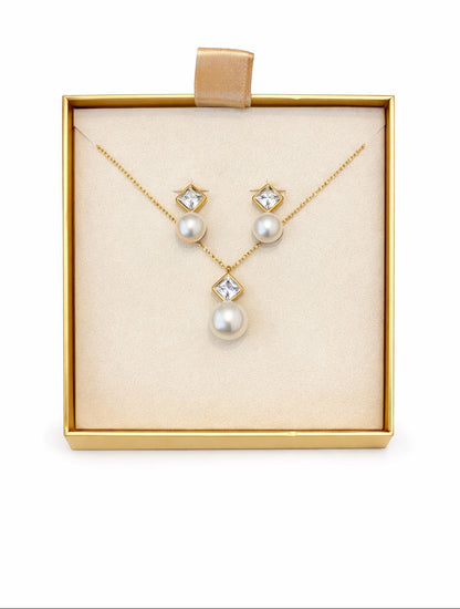 CONJUNTO (collar & pendientes)